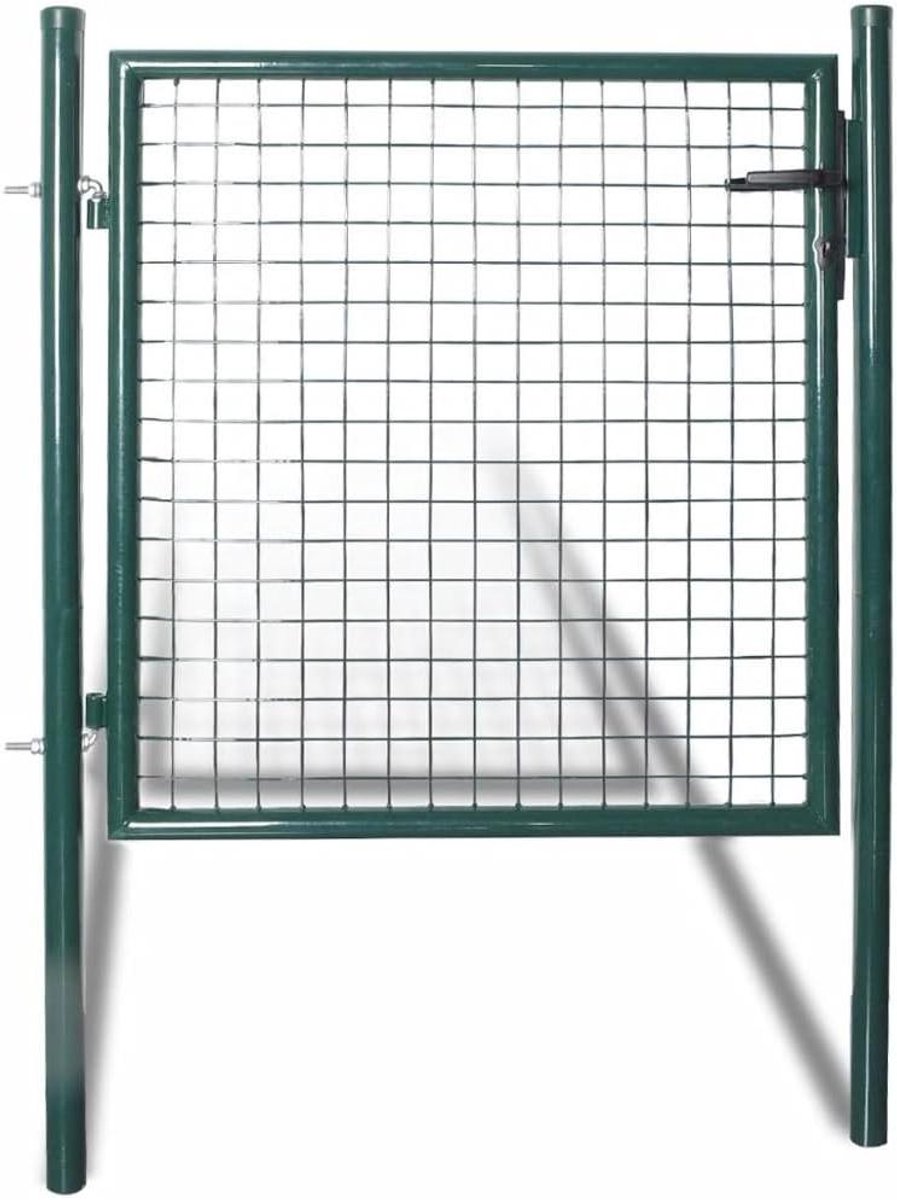 Hekwerk Poort - Metalen Tuinpoort - Terras Afscheiding - Roestbestendig Staal - 102 cm Hoo