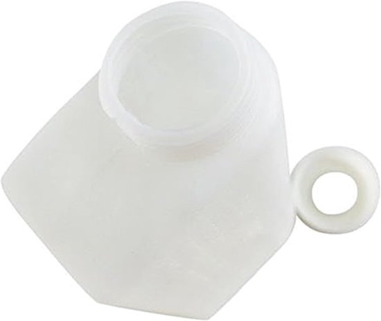 Mengfles Brandstof - Olie Tank - Motor Onderhoud - Lekvrije Sluiting - 600 ml - Wit — afbeelding 3
