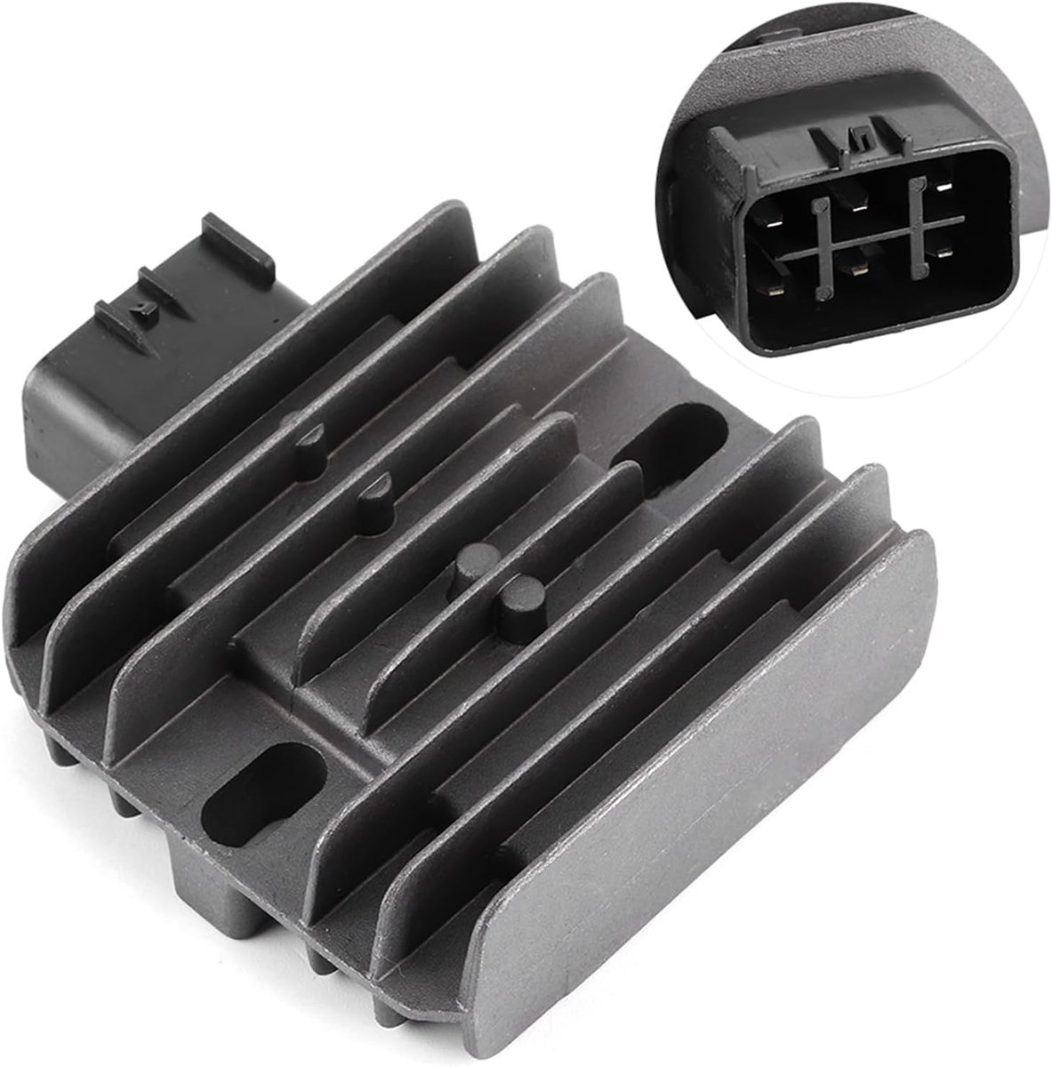 Spanningsregelaar Gelijkrichter - Stabilisator Motor - Accu Laden - Aluminium Constructie - 10 x 9 x 3 cm - Zilverkleurig