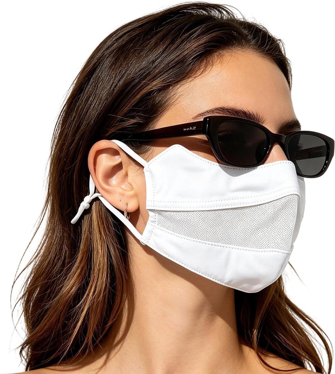 Gezichtsbedekking - Zonnebescherming - Buitenactiviteiten - UV-werend - One size - Zwart