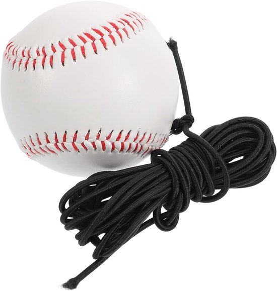 Honkbal Trainer - Slag Hulpmiddel - Vaardigheidstraining - Postuurcorrectie Elastiek - 4 stuks - Wit — afbeelding 5