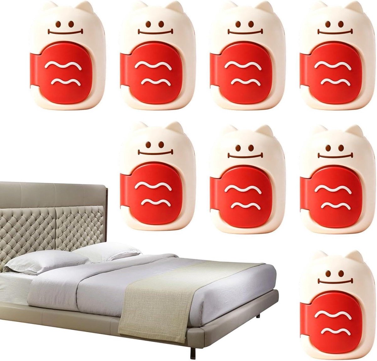 Lakenklemmen Set - Dekbed Clips - Bed Op Orde - Naaldvrije Bevestiging - 8 Delig - Meerder