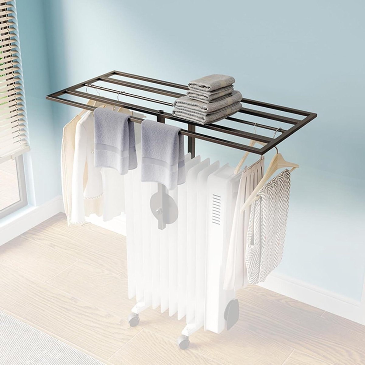 Radiator Droogrek - Kledingdroger - Kleding Drogen - Universeel Voor Radiatoren - 80 cm - 
