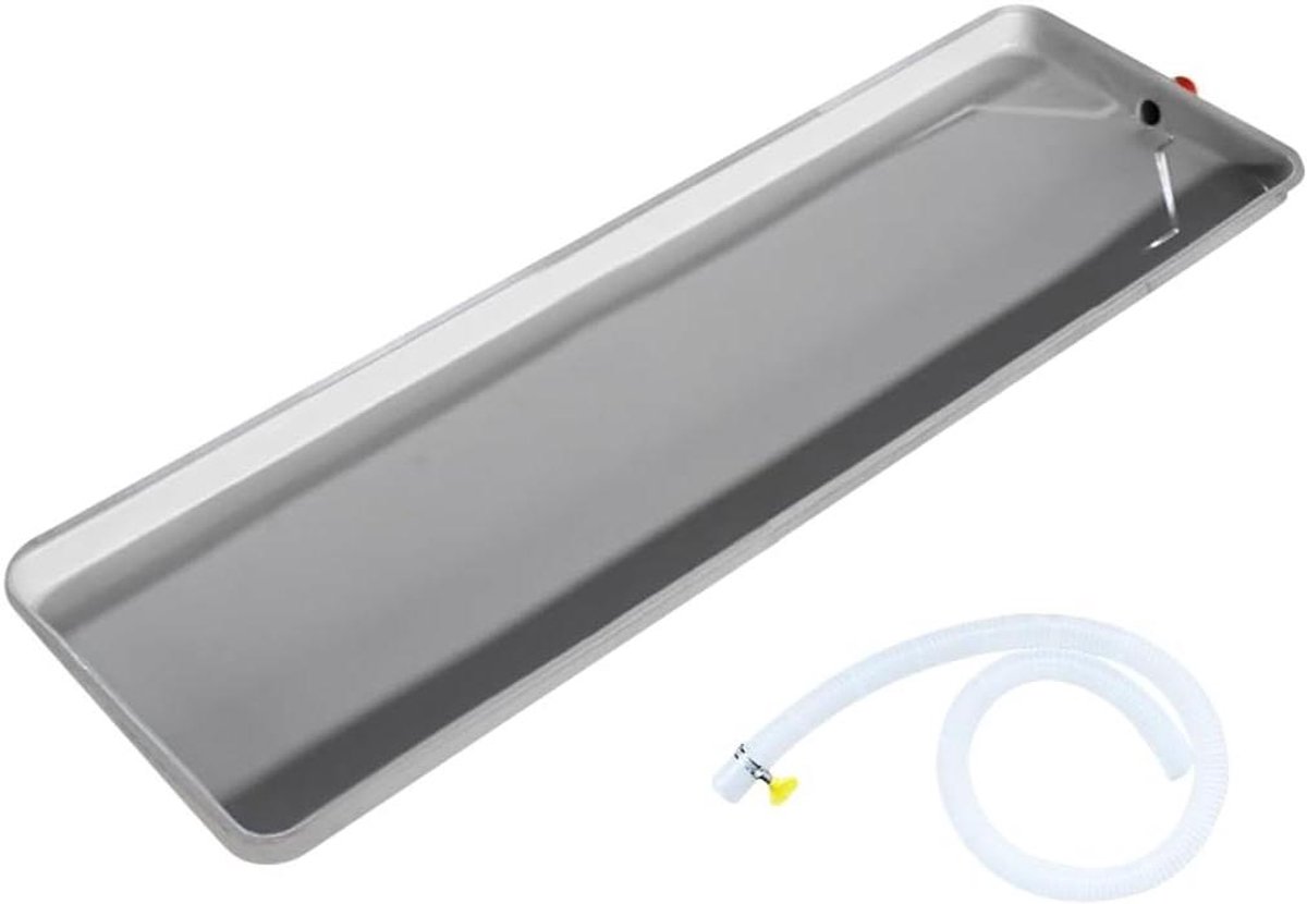 Opvangbak Wasmachine - Condensbak - Lekkages Opvangen - Roestvrij Staal - 61x24cm - Wit