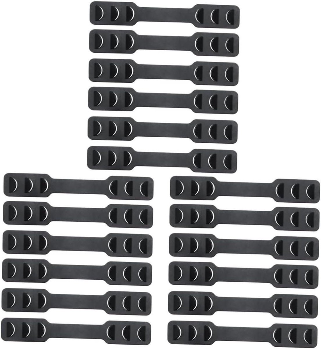 Masker Hangers - Masker Accessoires - Comfortabel Dragen - Antislip Oorgrepen - 18 Stuks - Zwart
