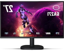27 Inch Monitor – QHD Display – Werk en Gaming – Snelle Responstijd – 27 Inch – Zwart