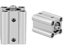 Compacte Cilinder - Dunne Cilinder - Industriële Automatisering - Dubbelwerkend Ontwerp - 32mm Boring 40mm Slag - Metaal