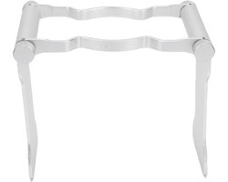 Opvouwbaar Rek - Koffiehouder - Koffie Zetten - Aluminiumlegering - 16 x 10 cm - Zilverkleurig