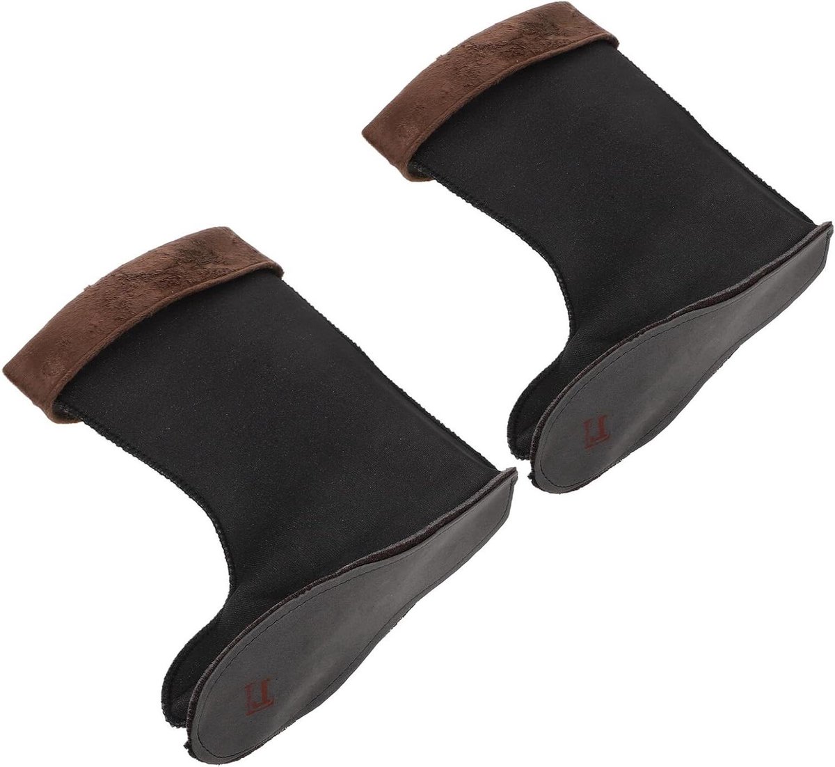 Fleece Sokken - Laars Voering - Warmte Vasthouden - Extra Dikke Fleece - 29 x 20 x 6 cm - Zwart