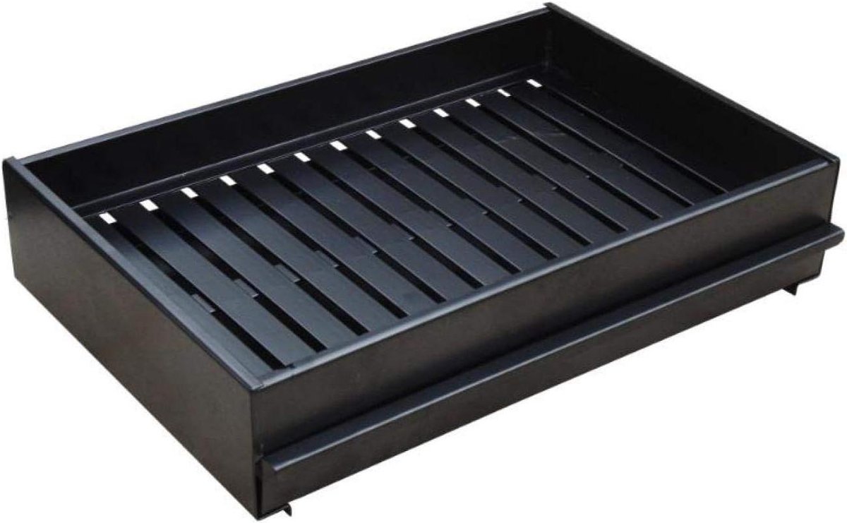 As lade - Opvangbak - Barbecue schoonmaken - Specifiek ontwerp - 55 x 35 cm - Zwart