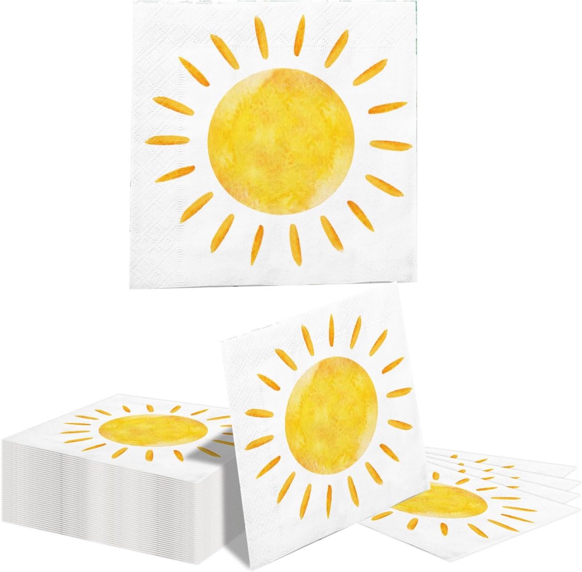 Servetten Papieren - Servetten - Tafel Servetten - Papier - Papieren Wegwerp Servetjes - Feestservetten - Voorjaar Servetten - Lunch/Diner Tafel Decoratie - 2 Laags - 33x33 cm - 40 Stuks - van Imperatoris