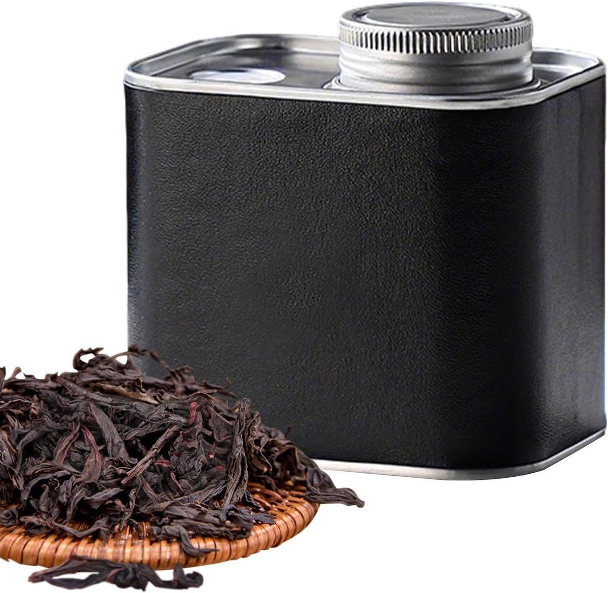 Koffie Pot - Bewaarbus Versheid - Koffie Vers Houden - Vacuüm Afsluiting - 300 ml - Zwart