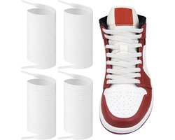 Endoto 2 Pairs Shoelaces for Air Jordan 1/2/3/4/5/6/7/8 Sneaker Shoes,Flat Laces Replacement Shoelaces Laces