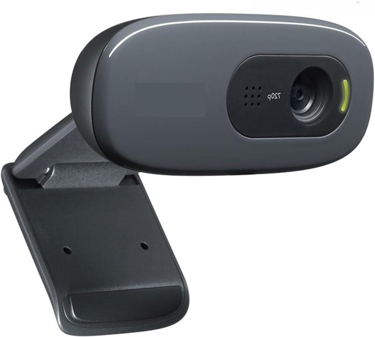 HD Webcam - USB Camera - Videochat Opnemen - Gezicht Volgen - 1 MP - Zwart