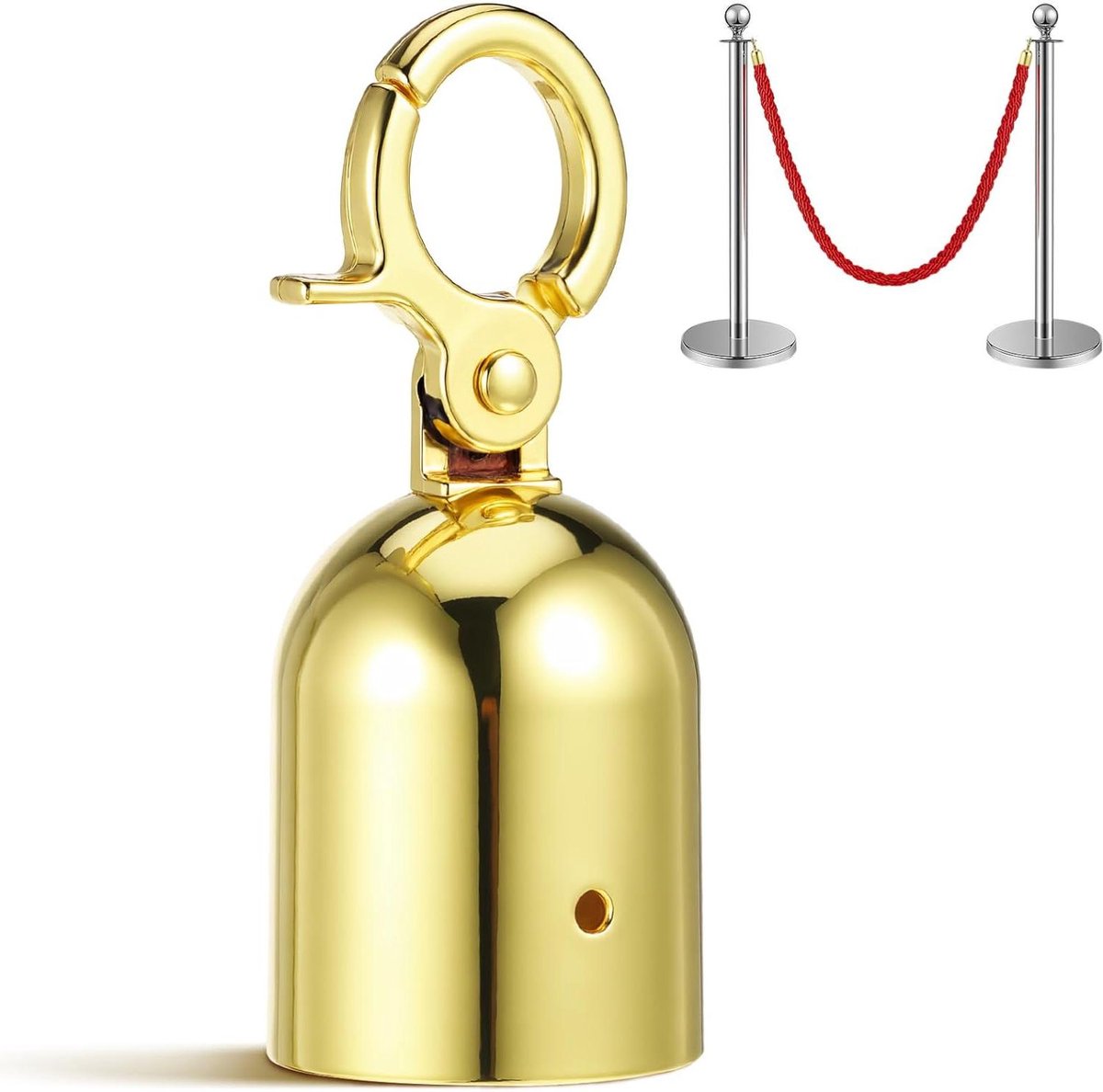 Kabelstopper Touw - Touwkap Eindkap - Decoratie Bevestiging - Aluminium Legering - 9.5 cm 