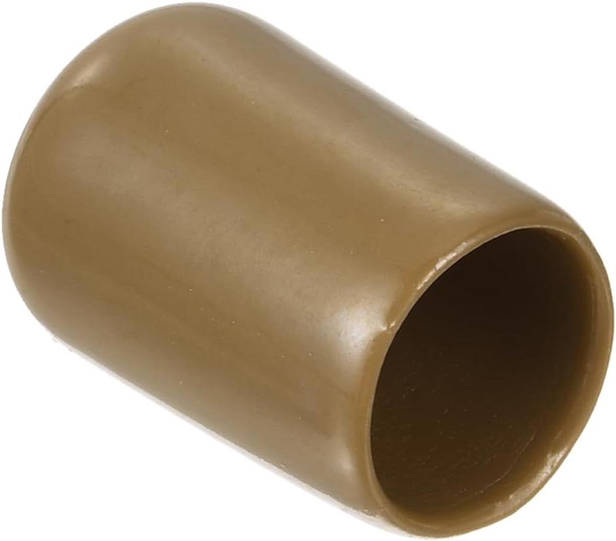Afsluitdoppen Rubber - Rubberen Doppen Beschermdoppen - Vloeren Beschermen - Flexibel en Elastisch Materiaal - 12.5 mm Binnendiameter - Lichtbruin