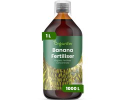 Vloeibare Meststof Voor Banaan 1 L Voor 1000 L - Npk 2-1-8 - Voor - Krachtige Groei - Tropisch Blad - Bladgrootte - Snelle Vegetatieve Ontwikkeling - Sterk Wortelstelsel - Hittebestendig - Felle Zon- Herstel Na Snoei - Organifer