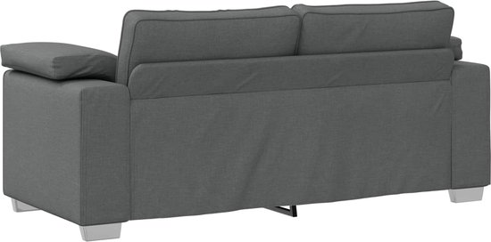 vidaXL - Love - Siège - Canapé - Gris foncé - 140 - cm - Tissu