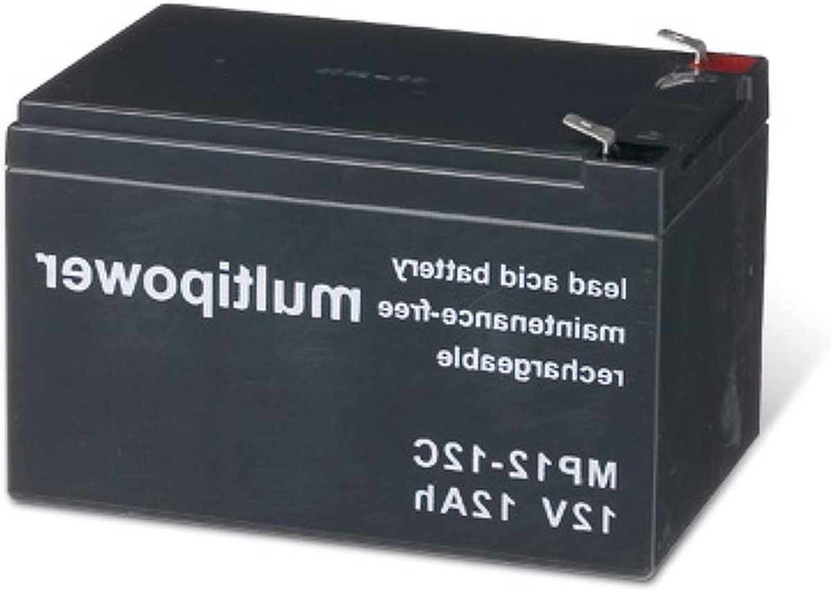 Loodzuur Accu - Oplaadbare Batterij - Noodstroom Systemen - Onderhoudsvrij en Robuust - 151mm x 99mm x 100mm - Zwart