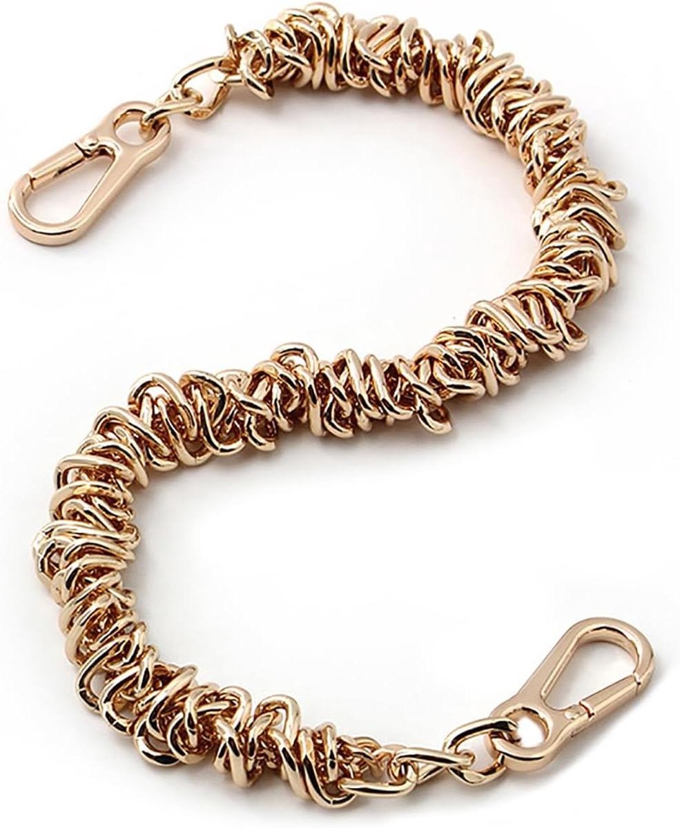 Ketting Strap Vervanging - Portemonnee Bandje - Tassen Maken - Metalen Gespen - 295 inch - Goud