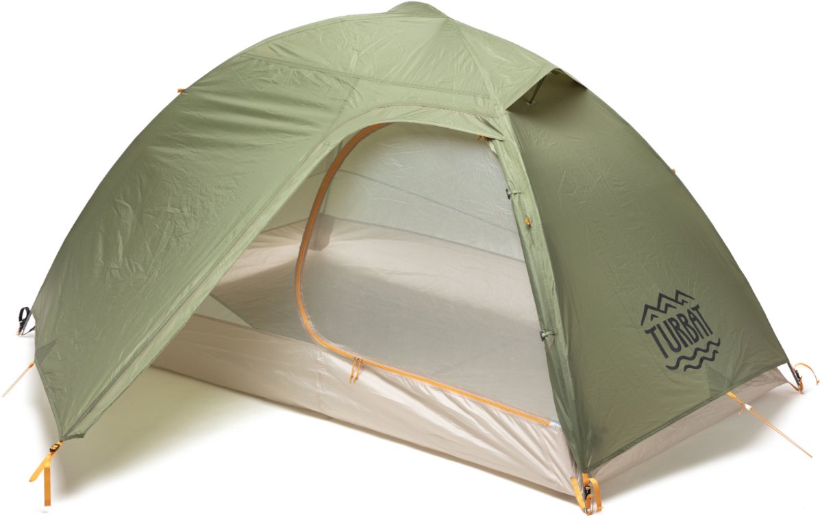 Turbat Borzhava 2 Iguana Green - lichtgewicht tent - 2 persoons - Groen