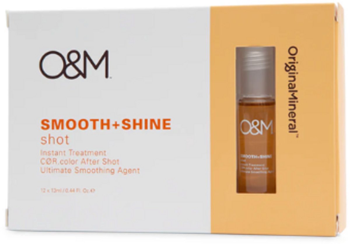 O&M SMOOTH + SHINE SHOT INSTANT TREATMENT 12 X 13ML
