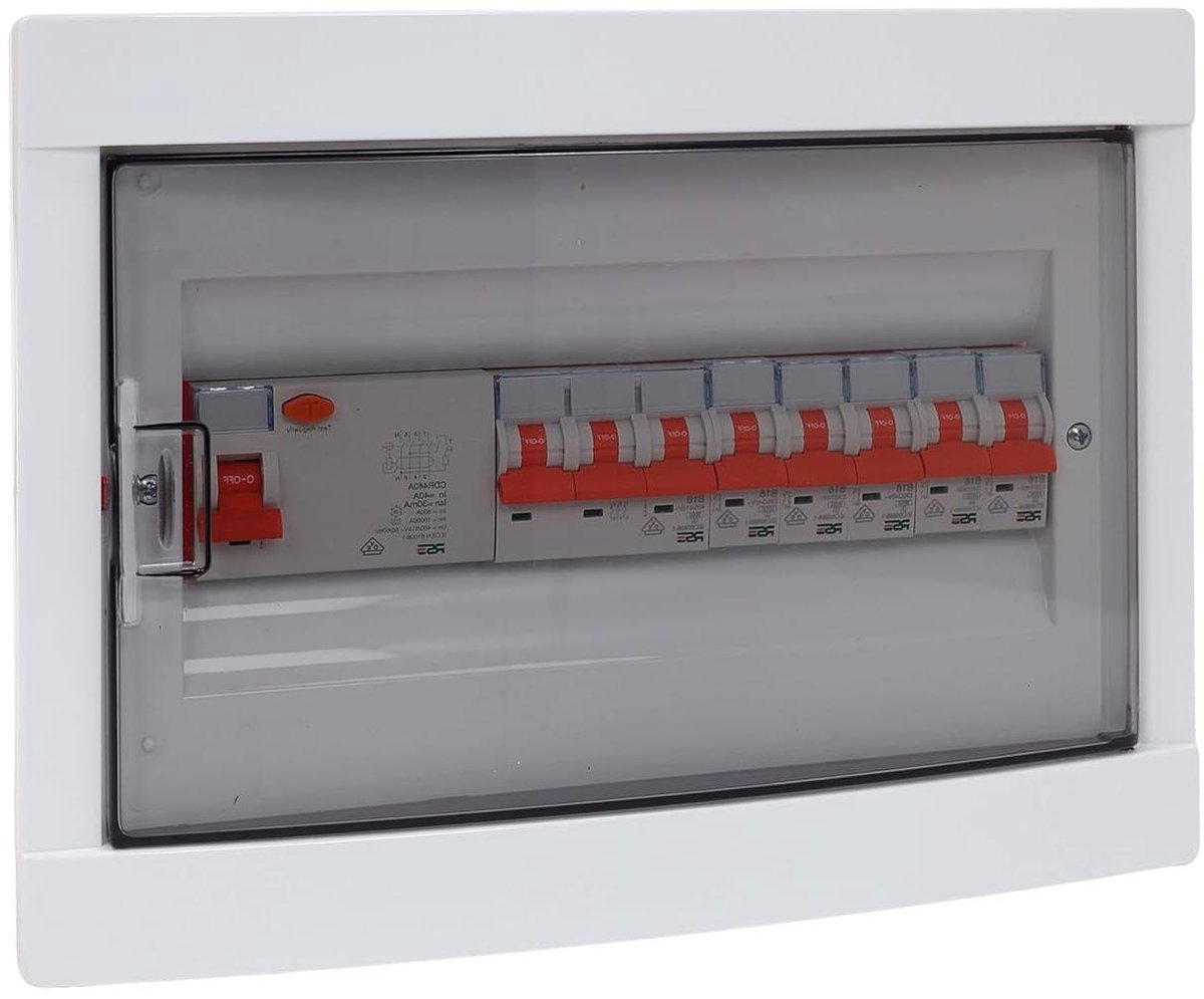 Stoppenkast Verdeelkast - Groepenkast Inbouw - Elektrische Installatie - Inclusief Zekeringen - 12 Modules - Wit