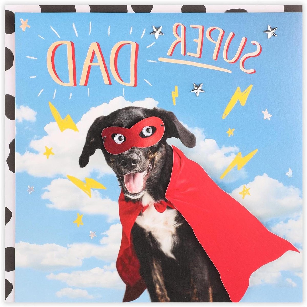 Vaderdag Kaart - Groeten Kaart - Vader Vieren - Met Boodschap - 159 x 159 mm - Multicolor