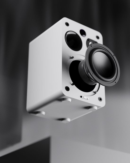 Majority D70X Active Bookshelf Speakers - Bluetooth - Stereo - 70 W RMS - Wit van Merkloos — afbeelding 3