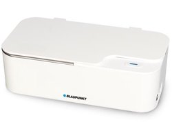 Blaupunkt Ultrasoon reiniger 450 ml, ultrasonic cleaner 48 kHz, sieradenreiniger voor brillen horloges gebit munten sleutels, rvs tank, 5 min timer, stil, krasvrij, wit