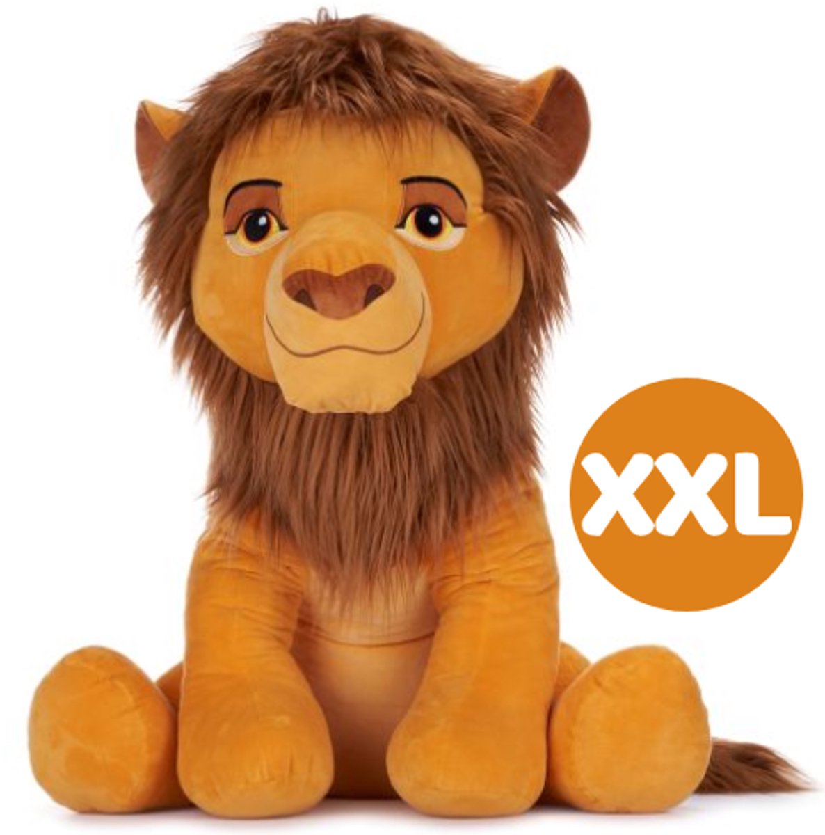 Mufasa Disney The Lion King Pluche Knuffel XXL 100 cm - Extra Grote Leeuwenkoning Knuffels XL