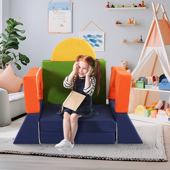 Creatieve Speelbank Set voor Kinderen - 10-Delig - Multifunctioneel - Wasbare Hoezen - Veilig en Duurzaam - Perfect voor Spelen en Slapen van MKS. — afbeelding 5