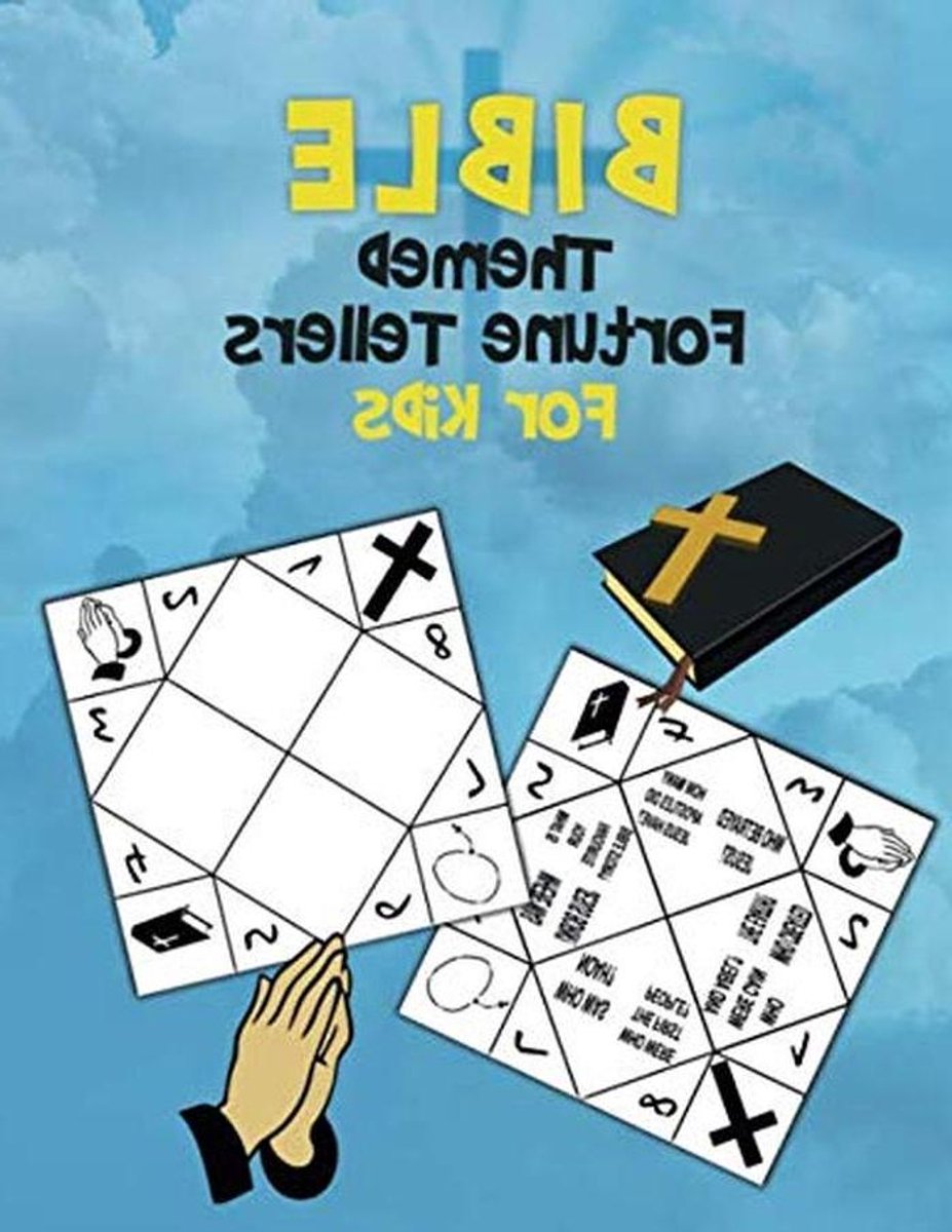 Bijbel Thema Voorspellers - Origami Vangers - Kinderen Knutselen - 30 DIY Templates - 8 inch vierkant - Meerdere Kleuren