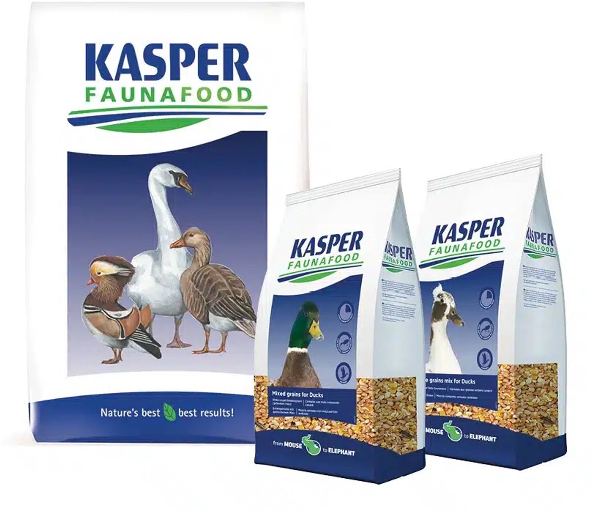 Kasper Faunafood Anseres eendengraan hele granen 20kg eendenvoer