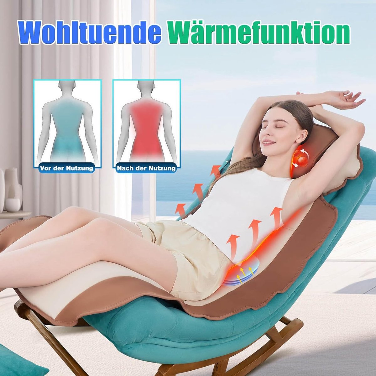 simotrade Massagemat Full Body met Warmte thumbnail 6