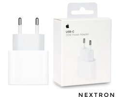 Nextron - USB-C adaptor usb lader wandlader tussen stuk kopje oplader stekker snellader origineel 20 watt