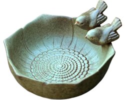 Waterdicht Voederstation voor Dieren - Stevig Keramisch Vogelbad Zonder Gat voor Buiten- Voor buiten - Tuin decoratie - Cadeau