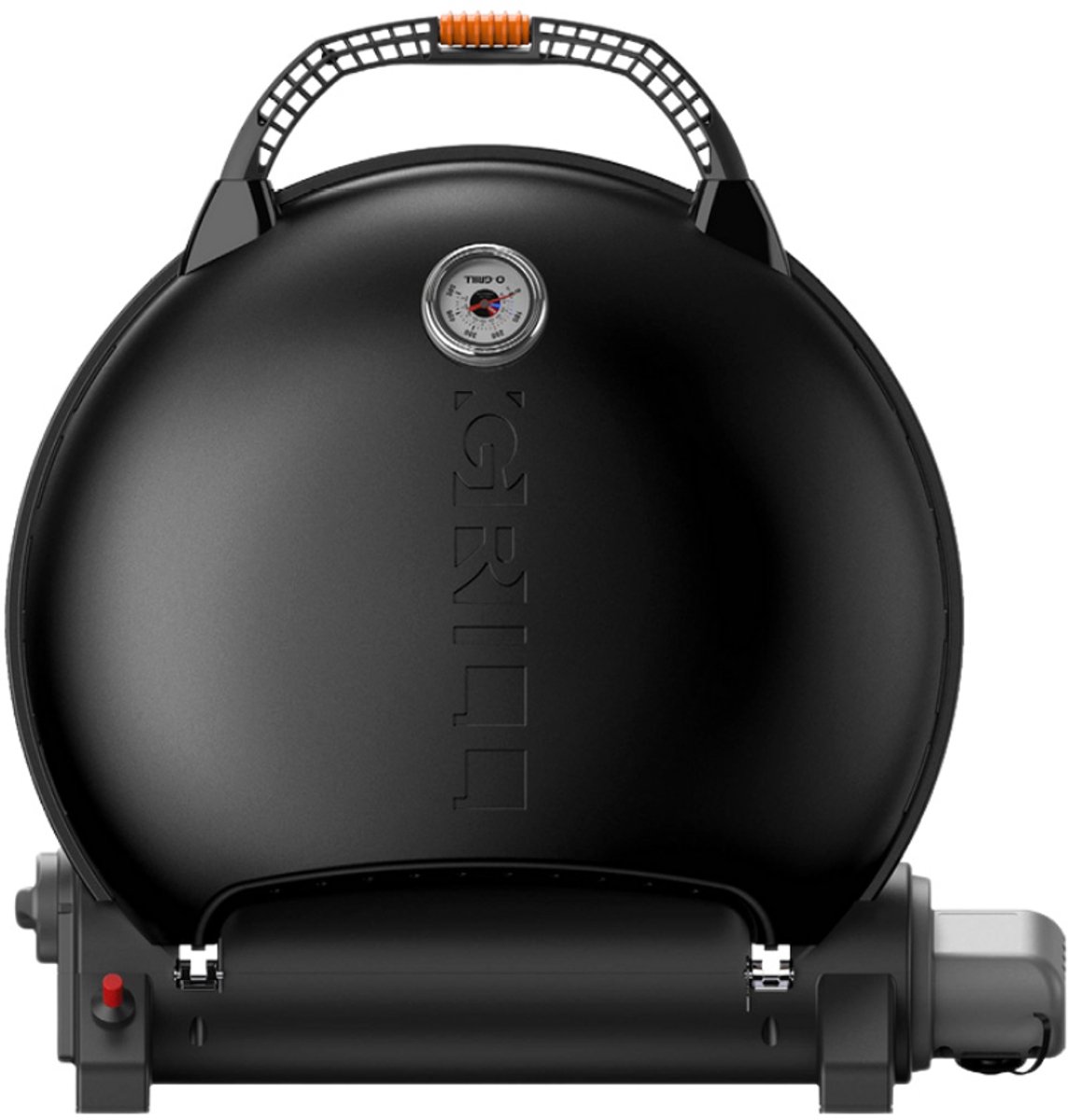 O-Grill 600 Black - Draagbare Gas BBQ - Met Thermometer - Compact & Krachtig - Balkon / Camping - Zwart