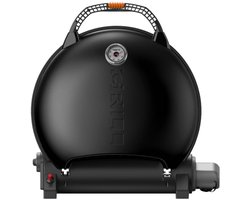 O-Grill 600 Black - Draagbare Gas BBQ - Met Thermometer - Compact & Krachtig - Balkon / Camping - Zwart