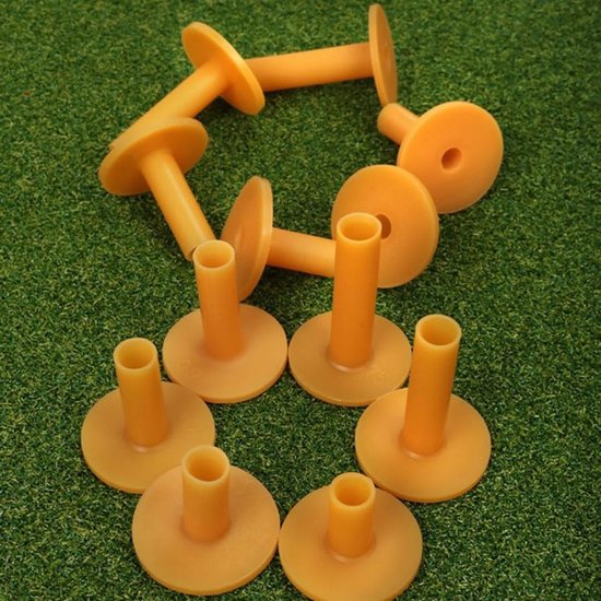 Set van 8 Duurzame Rubber Golfaccessoires voor Driving Range, Geschikt voor Binnen en Buiten, Diverse Maten van 35mm tot 80mm van Merkloos — afbeelding 4
