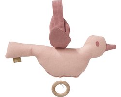 Fresk Muziekdoos – Muziekbox met Kalmerend Deuntje - Kraamcadeau - Baby Cadeau - Roze - Birds