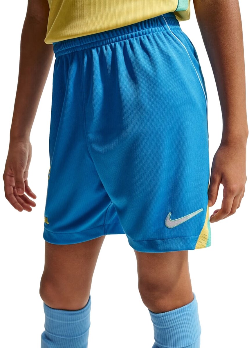 Nike Brasilie Kinder Wedstrijdshort Io2233-435 - Kleur Blauw - Maat 158/170