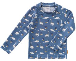 Fresk Zwemshirt 62 - Sneldrogende Zwemkleding voor Kinderen - UPF 50 - Zwemshirt voor Jongens - Zwempak met Lange Mouwen - Blauw - Dino