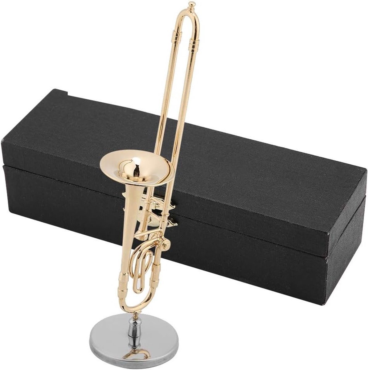 Miniatuur Muziekinstrument Ornament - Unieke Decoratie met Metaal Sluiting, 6.3 x 1.5 x 1.5 cm, Perfect voor Verzamelingen en Cadeaus