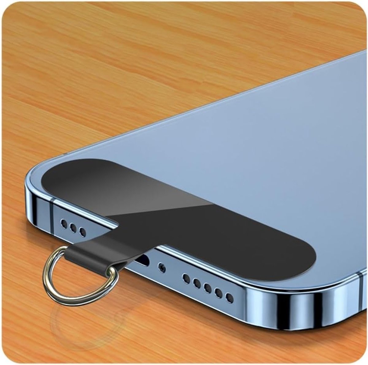 Set van 5 mobiele telefoon band pads, telefoon bevestigingsriem, draagbare accessoires voor smartphones, veilig en zonder lijm