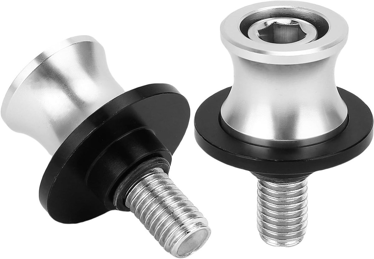 10mm Motorfiets CNC Achterstand Swingarm Spool Sliders, Hard Geanodiseerd, 1 Paar, Geschikt voor Diverse Motoren