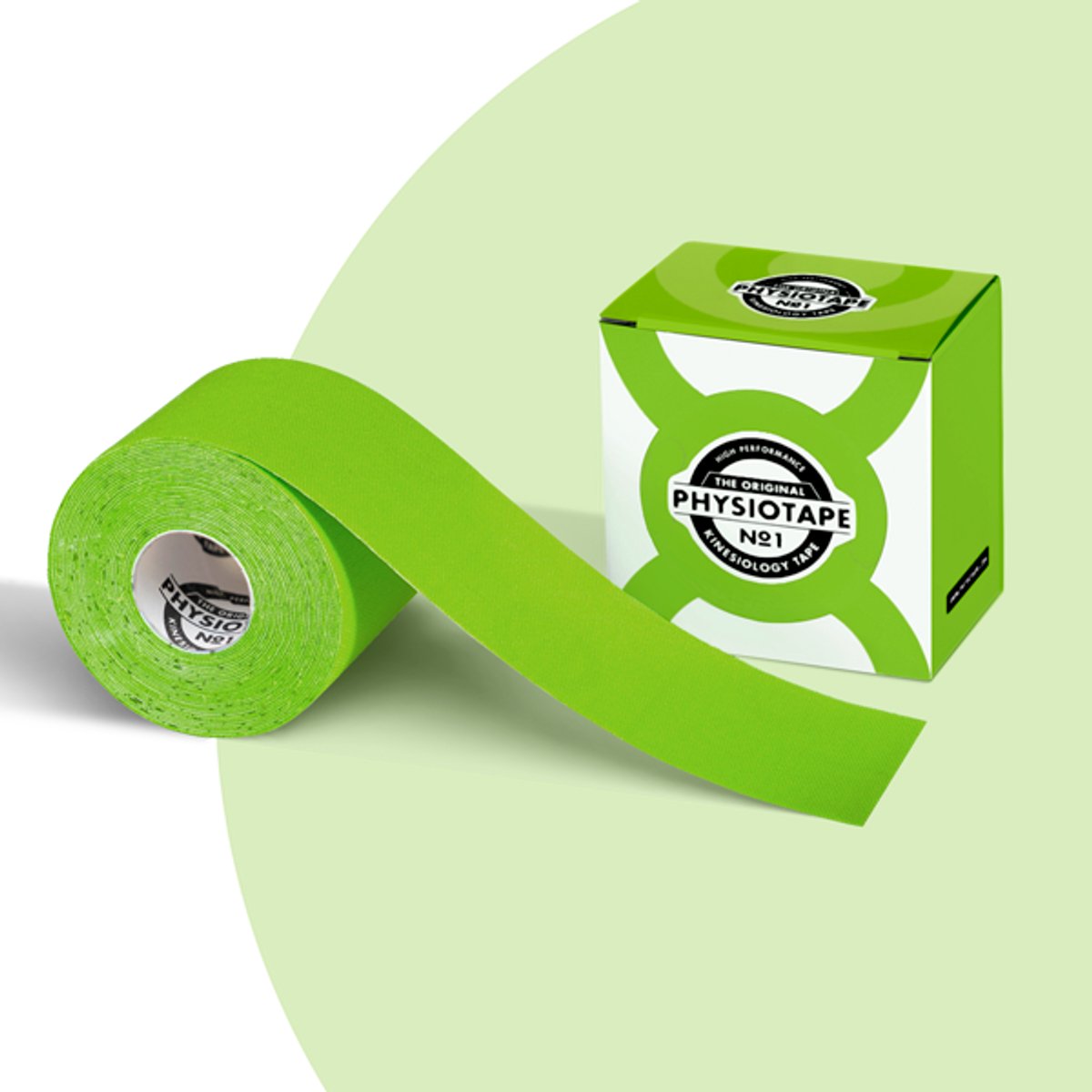 PhysioTape No1 - Lime - Kinesiotape - 5cm x 5m