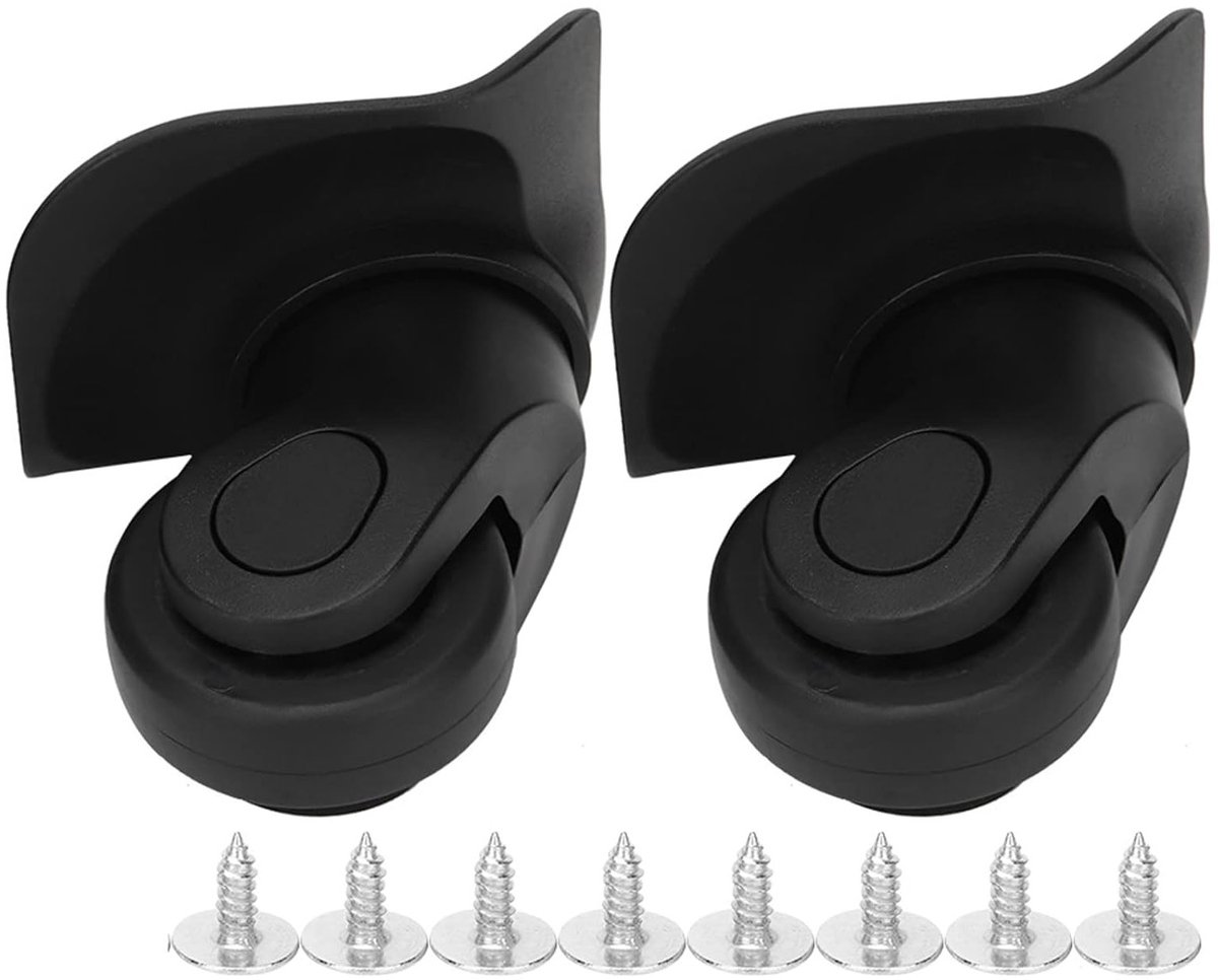 Universele Zwenkwielen voor Koffers - Vervangende Luggage Accessoires van PP en PET - Set van 8 voor Buitengebruik