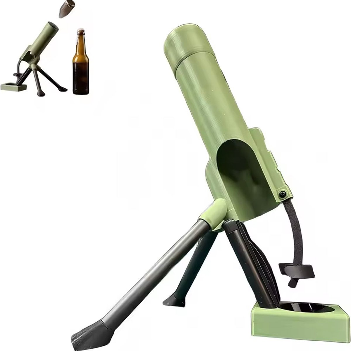 Bierflesopener - Grappig - Drank - Raket - Cadeau - Lanceren