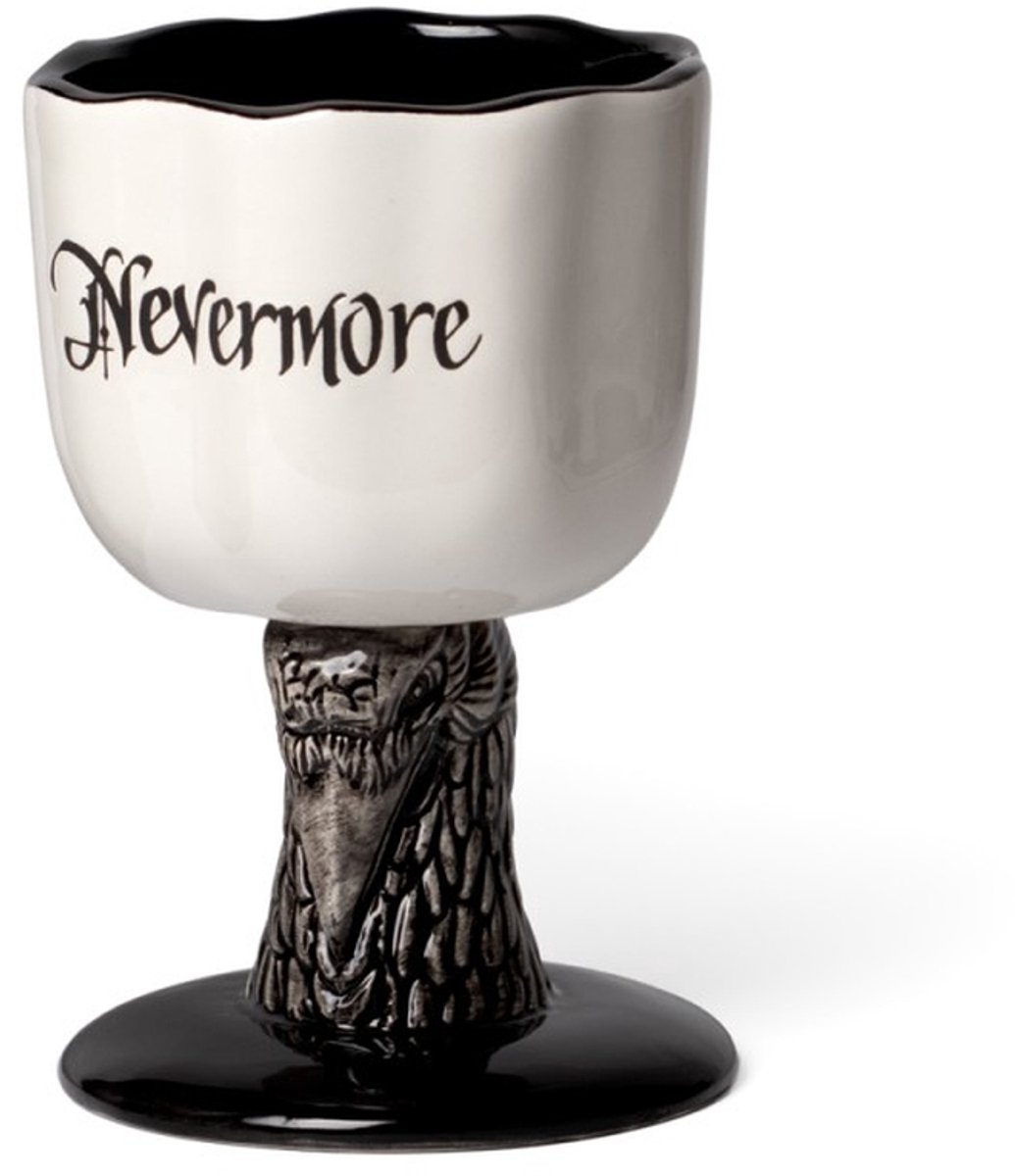 Alchemy - Nevermore Goblet Mok/beker - Wit/Zwart